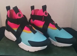Nike Air Huarache City Womens Athletic Shoes Flywire Cable Lacing Size 10.5 - Picture 1 of 20