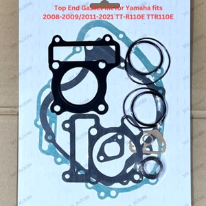 Top End Gasket Kit  Yamaha fits 2008-2009/2011-2021 TT-R110E TTR110E  FREE SHIP - Picture 1 of 7