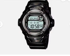 Casio Baby G-Shock Women's Quartz Black Resin 42mm Digital Watch BG169R - Picture 1 of 1