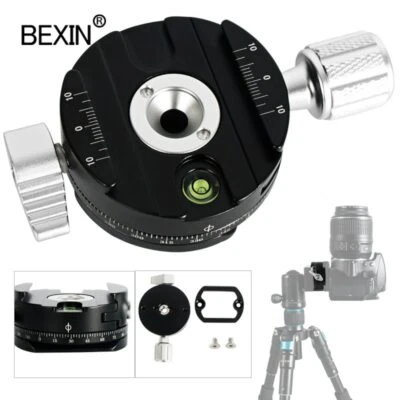QR Clamp Camera Mount Clip 360° Rotate Panoramic Shoot Mount Arca swiss tripod - Image 1 of 4