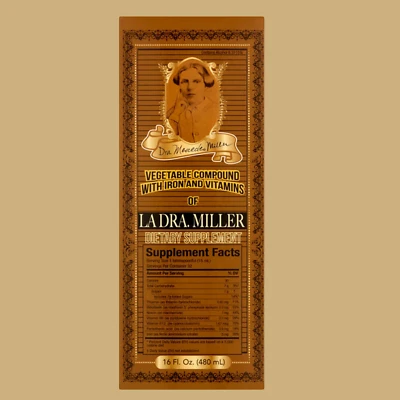 Menper La Dra. Compuesto vegetal Miller, hierro y vitaminas multi B -16 oz Foto 1 de 4