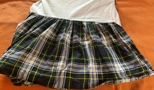 RALPH LAUREN PLAID FULL BEDSKIRT DUST RUFFLE Vintage 90’s Rare -New without tags - Picture 1 of 5