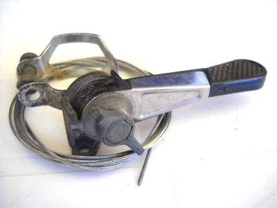 **PALANCA DE CAMBIOS DE FRICCIÓN RARA DE COLECCIÓN FRANCESA SIMPLEX 5-7 velocidades + 1 CABLE NUEVO** Foto 1 de 4
