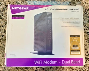 NETGEAR C6300BD AC1900 DOCSIS 3.0 Cable Modem WiFi Router Xfinity Comcast COX - Picture 1 of 11