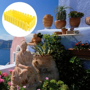 Plastic Fence Flower Pot Succulent Outdoor Decor Rectangle Planter - Picture 1 of 9