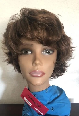 Retro (mid 1990s) Mona Lisa “Winona” Wig 1444 Color 30, New, READ DESCRIPTION - Image 1 of 4