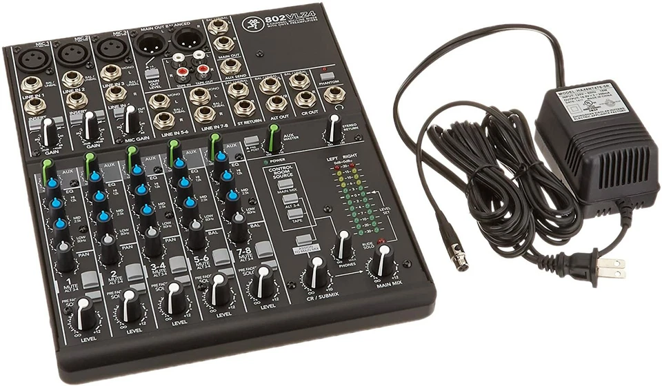 Mackie 802VLZ4, 8-channel Ultra Compact Mixer with High Quality Onyx Preamps - Image 1 of 1