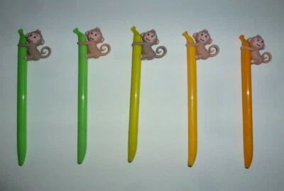 Nuevo Mono en un Plátano Pluma Tinta Negra Diversión/Escuela/Premio/Favor/Lindo Foto 1 de 2