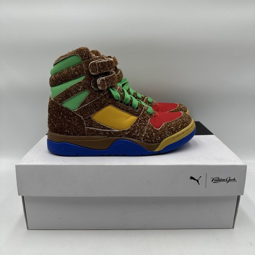 NUOVO Puma Palace Guard Hi x FashionGeek Marrone Multicolore Uomo 6 Donna 7 5