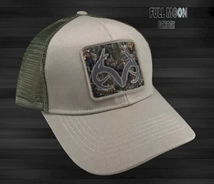 Nuevo Parche Camuflado Realtree Caqui Verde Árbol Real Para Hombres Snapback Camionero Gorra Sombrero - Imagen 1 de 4
