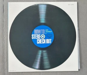 HOW TO GIVE YOURSELF A STEREO CHEK OUT RECORD LP  JAPAN - Picture 1 of 2
