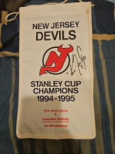 Ken Daneyko Signed devils 1994-1995 banner stanley cup nj promo sga autographed  - Picture 1 of 1