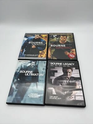 Jason Bourne Lot 4 DVDs -  Bourne Identity Supremacy Ultimatum Legacy Widescreen - Image 1 of 4