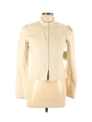 Periscope ivory/tan velvet jacket blazer juniors size L NWT  B2 - Image 1 of 2