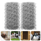  2 PCS Hexagonal Barbed Wire Iron Garden Net Fence Metal Trim