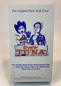Greater Tuna (VHS, 1994) Original New York Cast Performed in Fort Worth TX • VG‼ - Imagen 1 de 4