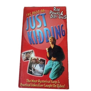 The Best of Just Kidding VHS Tape Rude Pranks and Dirty Gags 1998 - Picture 1 of 2