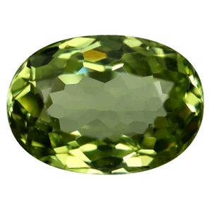 1,00 ct sehr guter Ovalschliff (7 x 5 mm) gelbgrün (unbeheizt) Maligranat - Bild 1 von 2