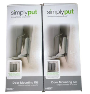 2x Simply Put Door Mounting Kit 932587 New In Box Complete Set - Picture 1 of 3
