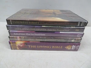 Lot of 6 RELIGIOUS dvds. FAREWELL ISRAEL, RADICAL ISLAM, HOLY BIBLE - Picture 1 of 9