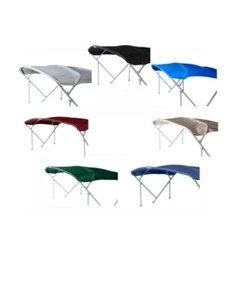Pontoon Bimini Top and Boot Sunbrella- Size 8.5x8 -OverStock/Clearance - Picture 1 of 19