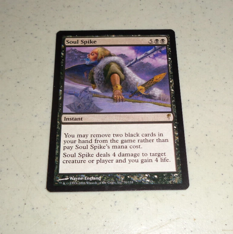 ~1x Soul Spike x1 ~LP~ Coldsnap Magic the Gathering MTG~ - Image 1 of 1