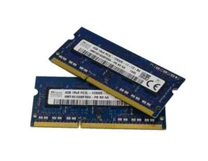 SK Hynix 8GB (2x4GB) / 4GB Laptop RAM PC3L-12800S DDR3-1600Mhz SODIMM - Picture 1 of 5