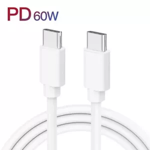 2m USB-C to USB-C Charger Charging Sync Cable For MacBook Air / Pro 2019-2021 - Picture 1 of 7