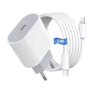 Original 20W USB-C Adapter Netzteil + 2m Ladekabel iPad iPhone 12 13 14 Pro Max - Picture 1 of 7
