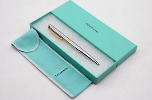 TIFFANY & CO Druckkugelschreiber Gravur "Marcus" Edelstahl Germany - Bild 1 von 6