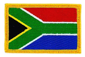 FLAG PATCH PATCHES SOUTH AFRICA IRON ON COUNTRY EMBROIDERED WORLD FLAG - Bild 1 von 1