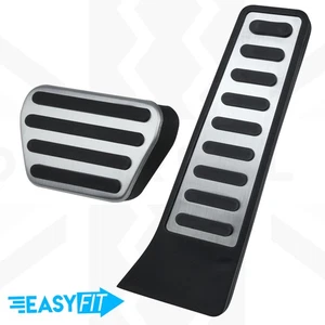 2pc Pedal Cover Kit Easy Fit for Range Rover L322 brake accelerator rubber metal - Picture 1 of 8
