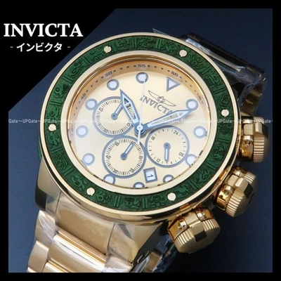 Invicta Subaqua 46560 Rare Wood Bezel Divers Watch Used - Image 1 of 4