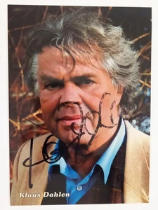 Klaus Dahlen - Schauspieler - original Autogramm - ca. 15x10cm - Autogrammkarte - Bild 1 von 1