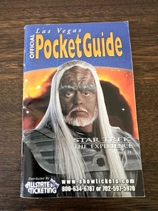 STAR TREK the experience Las Vegas POCKET GUIDE 2002 BROSCHÜRE COLOR RARE BOOK - Bild 1 von 4