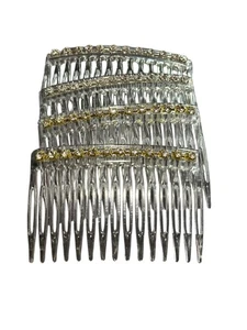 NEW hair accessories plastic comb style set of 4 - Picture 1 of 2