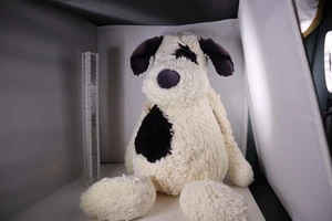 JELLYCAT Bashful Black and Cream Puppy - Huge - Read Description - Picture 1 of 9
