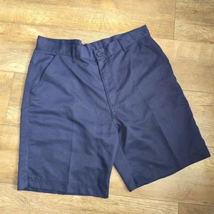 Mm19 Dunlop Size 36 Waist Mens Navy Blue Shorts Golf Lightweight Smart Casual - Picture 1 of 6
