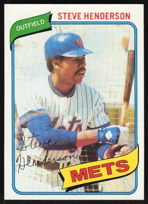 1980 Topps #299 Steve Henderson - Image 1 of 2