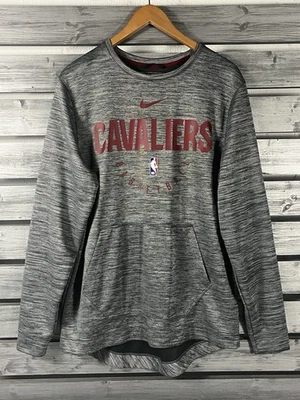 Nike Cleveland Cavaliers Sudadera Hombres M Gris Manga Larga Pullover Diseñado Foto 1 de 4