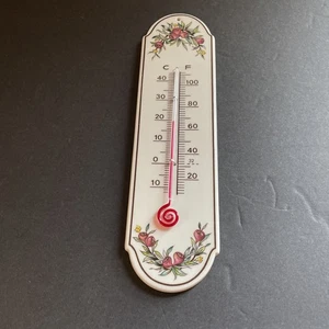 Thermometer Wandthermometer Villeroy & Boch Botanica Florales Vitro Vintage - Bild 1 von 9