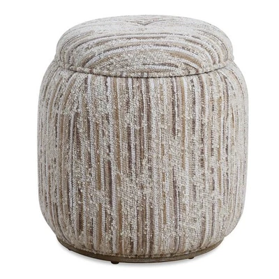 Uttermost 23876 Dialogue 18"W Pouf - MultiColor - Image 1 of 4