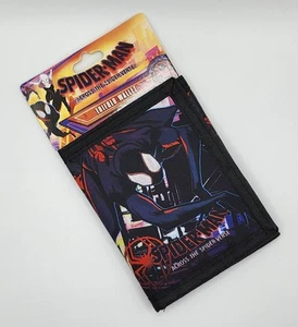 Spider-Man Miles Morales Across The Spider-Verse Kids Trifold Wallet - Picture 1 of 2