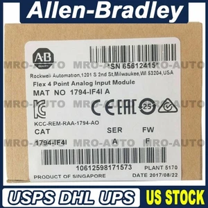 New Factory Sealed AB 1794-IF4I SER A Flex 4 Point Analog Input Module 1794-IF4I - Picture 1 of 1