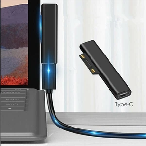 1USB C Type Female to PD Charging Power Mount Converter for Surface Pro 3 4 5 6 - Afbeelding 1 van 11