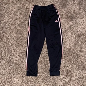 adidas Girls Tiro Track Training Pants Black/Pink (Size: Medium 10/12) - Picture 1 of 8