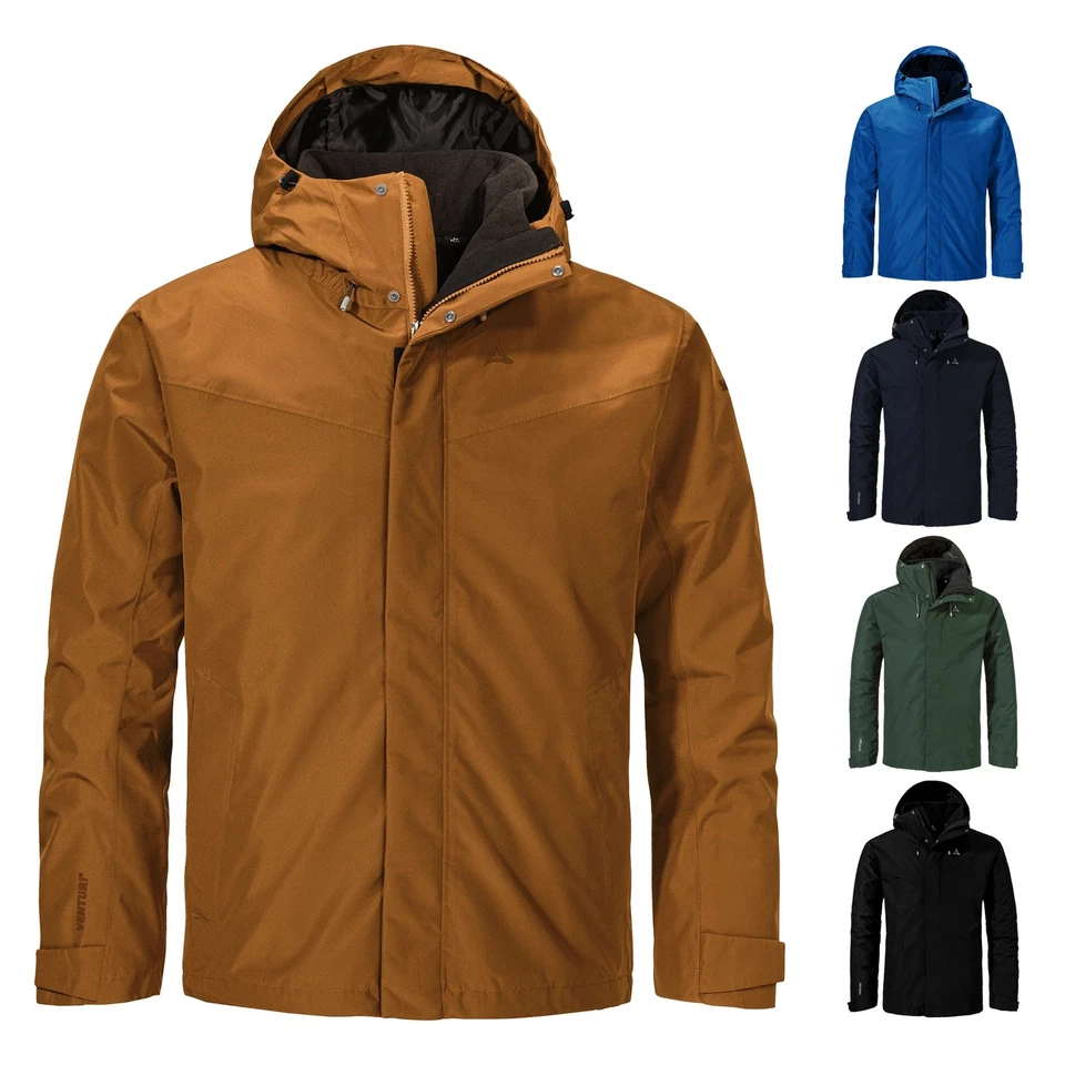 Schöffel Herren Outdoorjacke Wanderjacke Funktionsjacke 3in 1 Jacket Style Okere