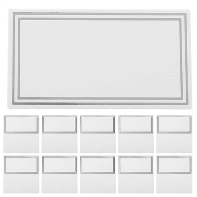  50 Piezas Tarjetas de Asiento Huecas Cena Nombre Lugar Tarjetas para Montar Mesa Foto 1 de 4