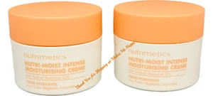 2 Jars 🌟 Nutrimetics Nutri-Moist Intense Crème 🌟 Face Moisturiser - Dry Skin - Picture 1 of 7