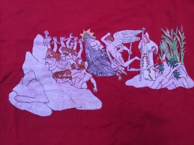 Camiseta Rara Vintage Mitologia Grega Filosofia Arte Vermelho Carmesim - Imagem 1 de 4